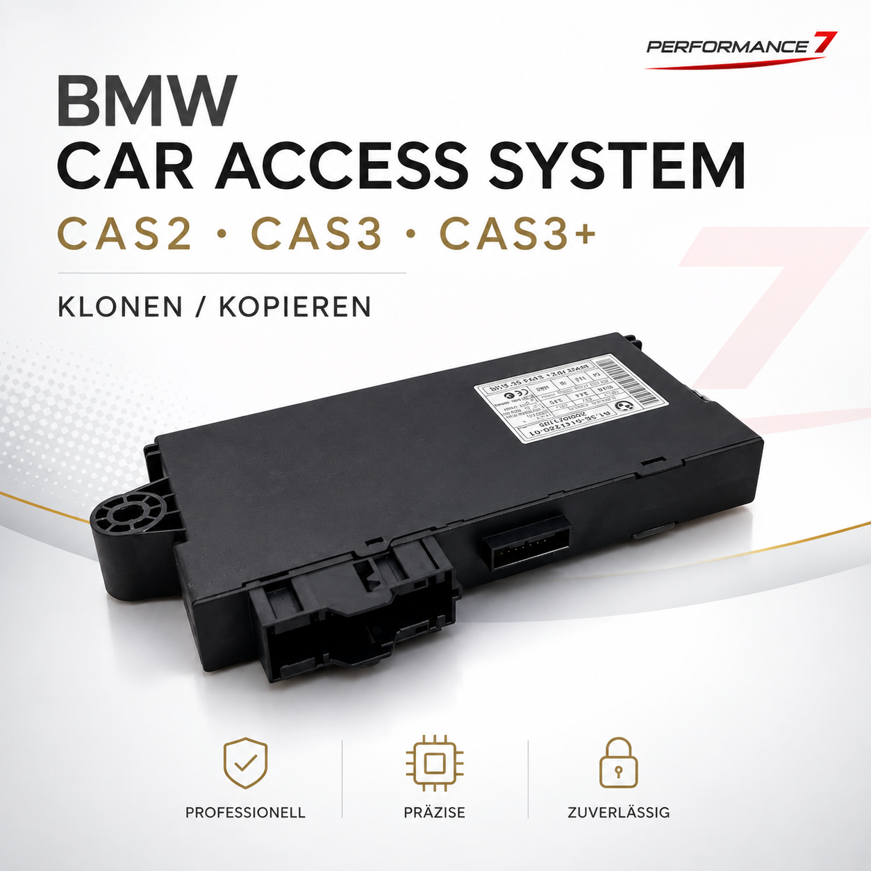 BMW CAR ACCESS SYSTEM CAS2, CAS3 und CAS3+ Klonen / Kopieren