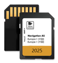 Navigation + Blitzer SD-Karte Europa 2025 (V22) – kompatibel mit VW Discover Media